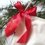 Bow Christmas Stocking Personalised, thumbnail 5 of 9