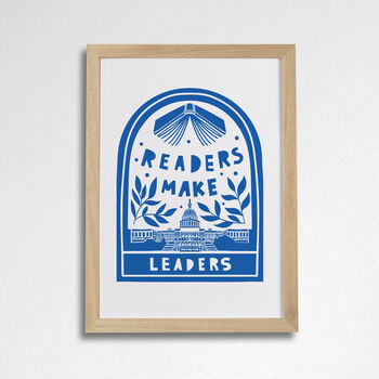 Readers Make Leaders | Literary Activist Print | Readers Art, 2 of 4