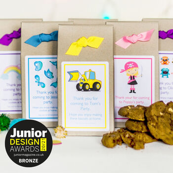 Personalised Choc Chip Cookie Baking Mix Party Bags, 2 of 11