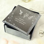 Personalised Floral Diamante Mirrored Trinket Box, thumbnail 1 of 5
