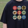 Cricket Beer Mats Oversized T Shirt, thumbnail 11 of 11
