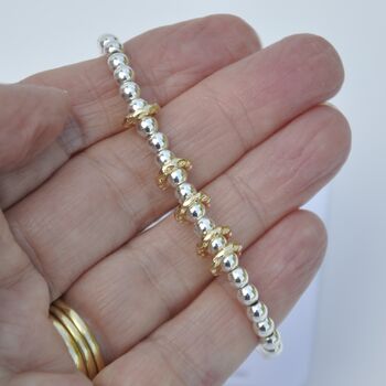 Dainty Silver Plated Milestone Birthday Decade Bracelet, 2 of 10