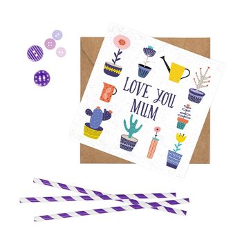 'Love You Mum' Card, 2 of 2