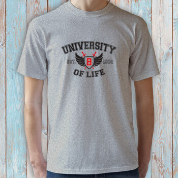 Personalised University Of Life T Shirt, 3 of 8