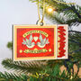 Personalised Matchbox Christmas Tree Decoration, thumbnail 3 of 7