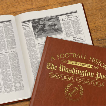 Tennessee Volunteers Personalised Gift Newspaper Book, 6 of 12