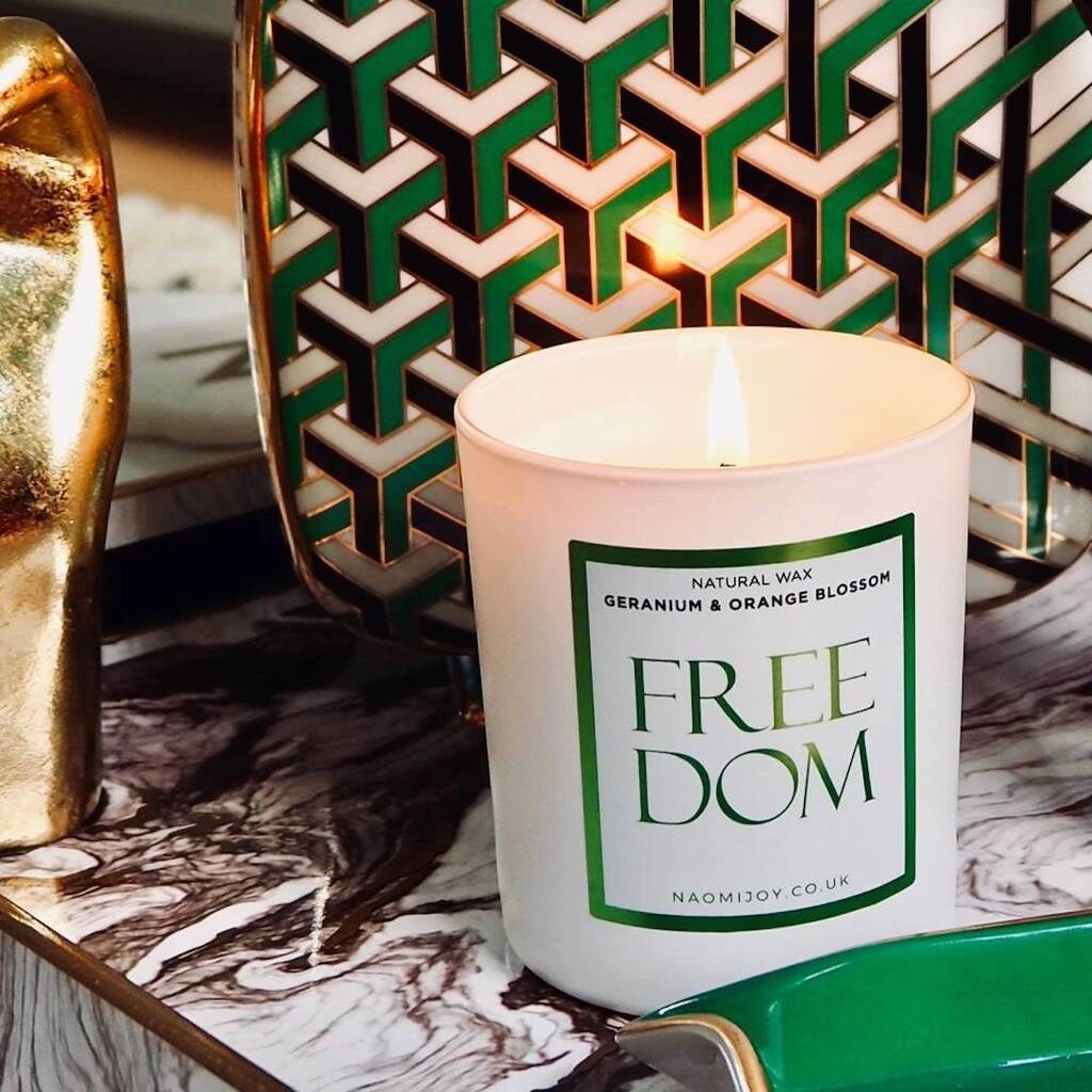 Freedom Luxury Scented Candle By Lime Lace