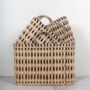 Woven Reed Basket Indigo, thumbnail 1 of 6
