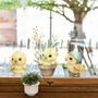 Set Of Three Baby Chick Window Stickers, thumbnail 1 of 2