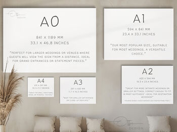 Hand Drawn Whimsical Wedding Welcome Sign, 8 of 8