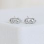 Sterling Silver Baby Guinea Pig Earrings, thumbnail 2 of 8