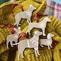 Personalised Gingerbread Dog Christmas Decoration, thumbnail 2 of 7