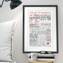 Personalised The Art Of Marriage Wedding Gift Print, thumbnail 1 of 3