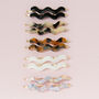Set Of Two Wave Hair Clips, thumbnail 2 of 9