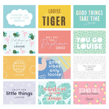 Personalised Positive Thinking Desk Calendar, 4 of 4