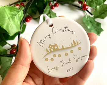 Personalised Family Christmas Tree Decoration, 4 of 6