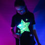 Shining Star Interactive Glow In The Dark T Shirt, thumbnail 1 of 6