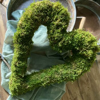 Moss Heart Wreath Hanging, 4 of 11