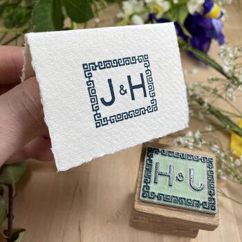 Personalised Monogram Stamp – Art Deco, 3 of 10