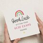 Gcse Good Luck Rainbow Card For Daughter, thumbnail 1 of 7