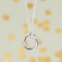 Bond Of Friendship Silver Knot Necklace, thumbnail 1 of 8