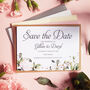 Blush Floral Save The Date Cards, thumbnail 2 of 3