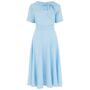 Cindy Dress In Powder Blue Vintage 1940s Style, thumbnail 1 of 2