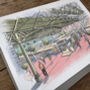 Spitalfields Market London Blank Card, thumbnail 5 of 5