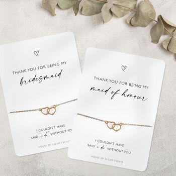 Bridesmaid Thank You Bracelet Gift, 2 of 6