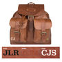 Personalised Leather Nomad Backpack/Rucksack, thumbnail 7 of 10