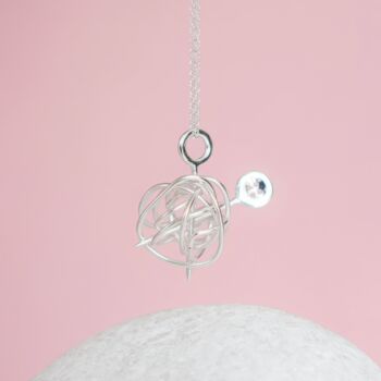 Sterling Silver Ball Of Wool Necklace, 2 of 11