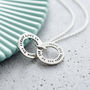 Personalised Small Secret Circle Necklace, thumbnail 3 of 11