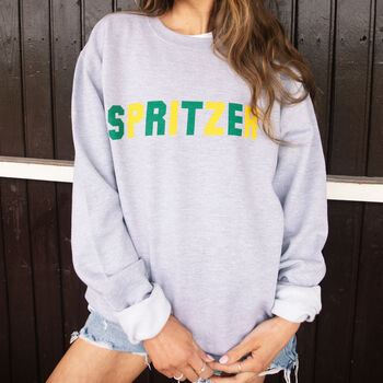 Spritzer Women’s Slogan Sweatshirt, 2 of 4