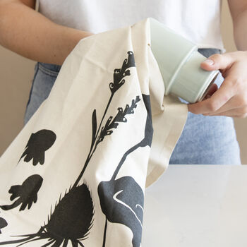 Organic Tea Towel | Wildflower, 3 of 5