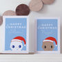 Personalised Baby's First Christmas Card, thumbnail 1 of 3