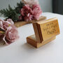 Personalised Double Wedding Ring Box, thumbnail 3 of 7