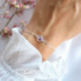Birthstone Bracelet – Silver Or Gold Birthday Gift For Her, thumbnail 1 of 7