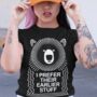 Bear Music Quote T Shirt In Women's Fit, thumbnail 1 of 6