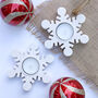 Christmas Snowflake Tea Light Holder, thumbnail 1 of 2