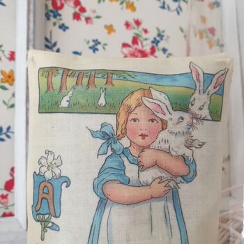 Vintage Easter Postcard Scented Gift Pillow, 2 of 6