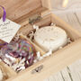 Personalised Birthstone Heart Bath Pamper Gift Set, thumbnail 7 of 11