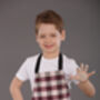 Matching Checked Christmas Aprons | Kids And Adults, thumbnail 2 of 12