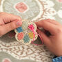 Make Your Own Flower Cross Stitch Keyring, thumbnail 2 of 6