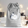 Personalised 1st Christmas Penguin Sack, thumbnail 1 of 2