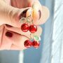 Cute Cherry Earrings, thumbnail 3 of 6