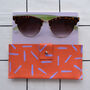 Hand Painted Leather Glasses Pouch, thumbnail 5 of 11