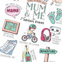 The Story Of Mum And Me Personalised Print, thumbnail 7 of 8