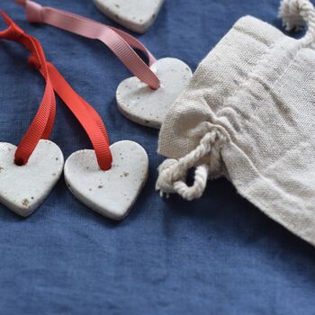 Ceramic Heart Decorations, 4 of 6