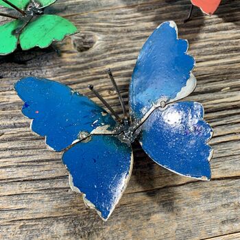 Metal Butterfly Garden Wall Art Art119, 4 of 5