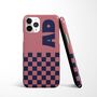 Initial Check Phone Personalised Case Name Durable iPhone Samsung Mobile Cover, thumbnail 5 of 12